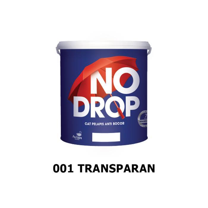 Tokolili4 No Drop Cat Pelapis Anti Bocor 4 Kg Ready Semua Warna - 001 Transparan