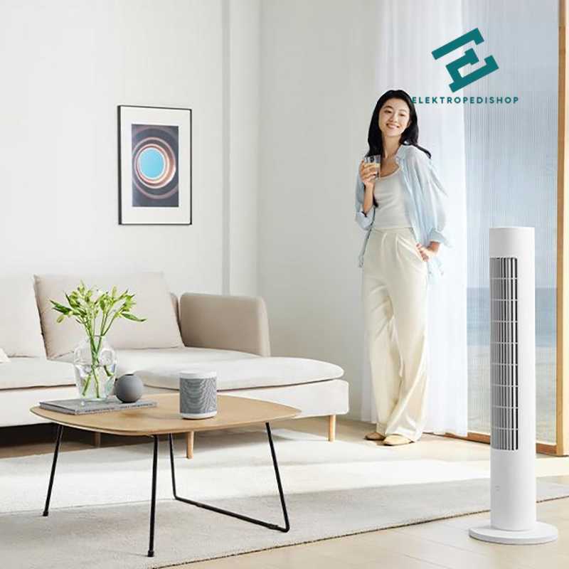 Xiaomi Mijia Kipas Angin Lantai Tower Fan Adjustable Smart App - BPTS02DM Bayar Ditempat | Wajib Pun
