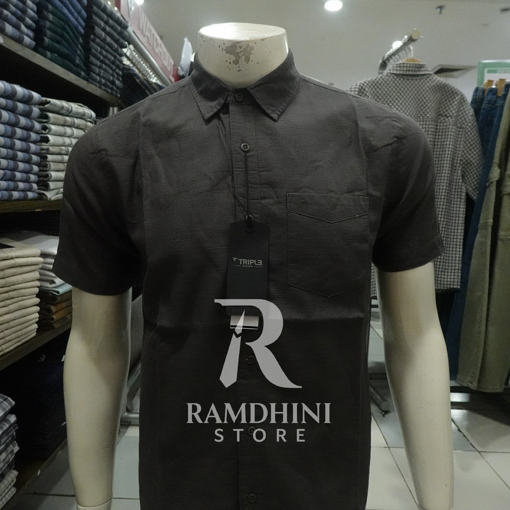 TRIPLE JEANS Kemeja Short Sleeve SS.543 1225