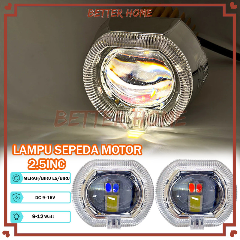 Projie Biled mini 2.5 INC Jauh Dekat Waterproof plus devil  Projie Biled Devil LED