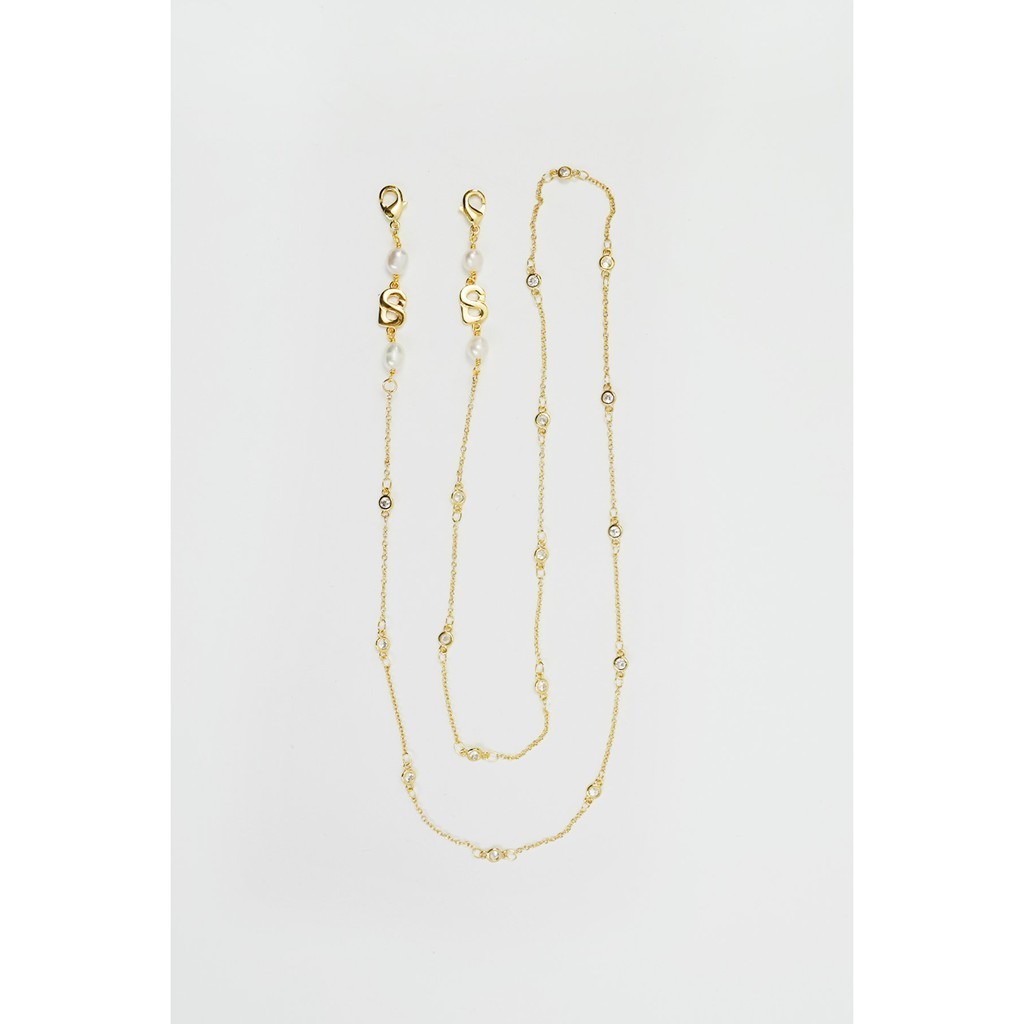 Buttonscarves The Everything Long Chain - Gold