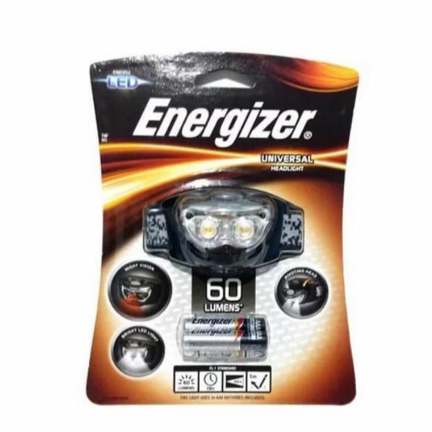 Headlamp Head light head lamp senter kepala ENERGIZER 60 lumen 3led