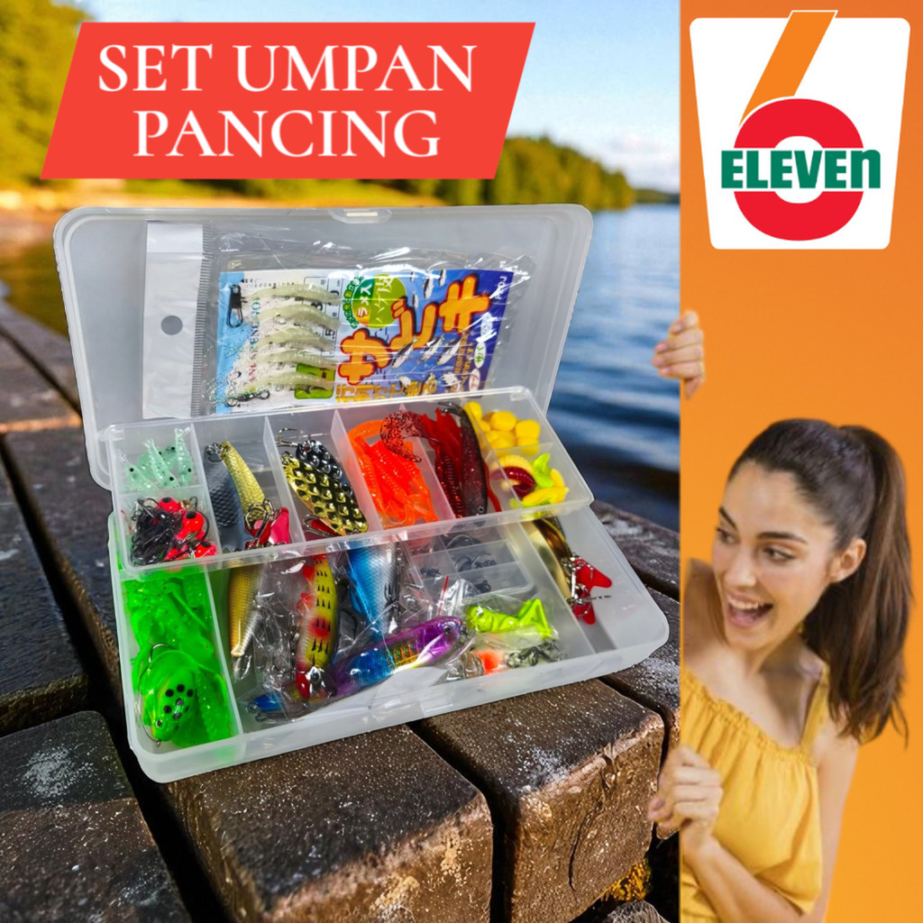 6ELEVEN - TaffSPORT Umpan Pancing Ikan Set Fishing Bait Kit - BMKT-02