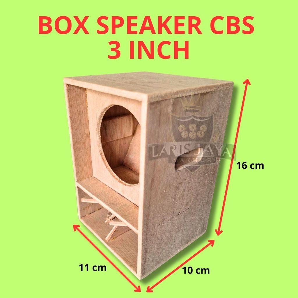Box Speaker 3 Inch CBS Single untuk Suara Lebih Penuh dan Bertenaga