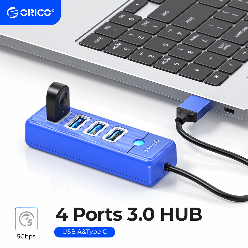 ORICO 5Gbps USB 3.0 HUB Colorful 4 Ports High Speed Mini Splitter OTG Adapter For Desk PC Computer A