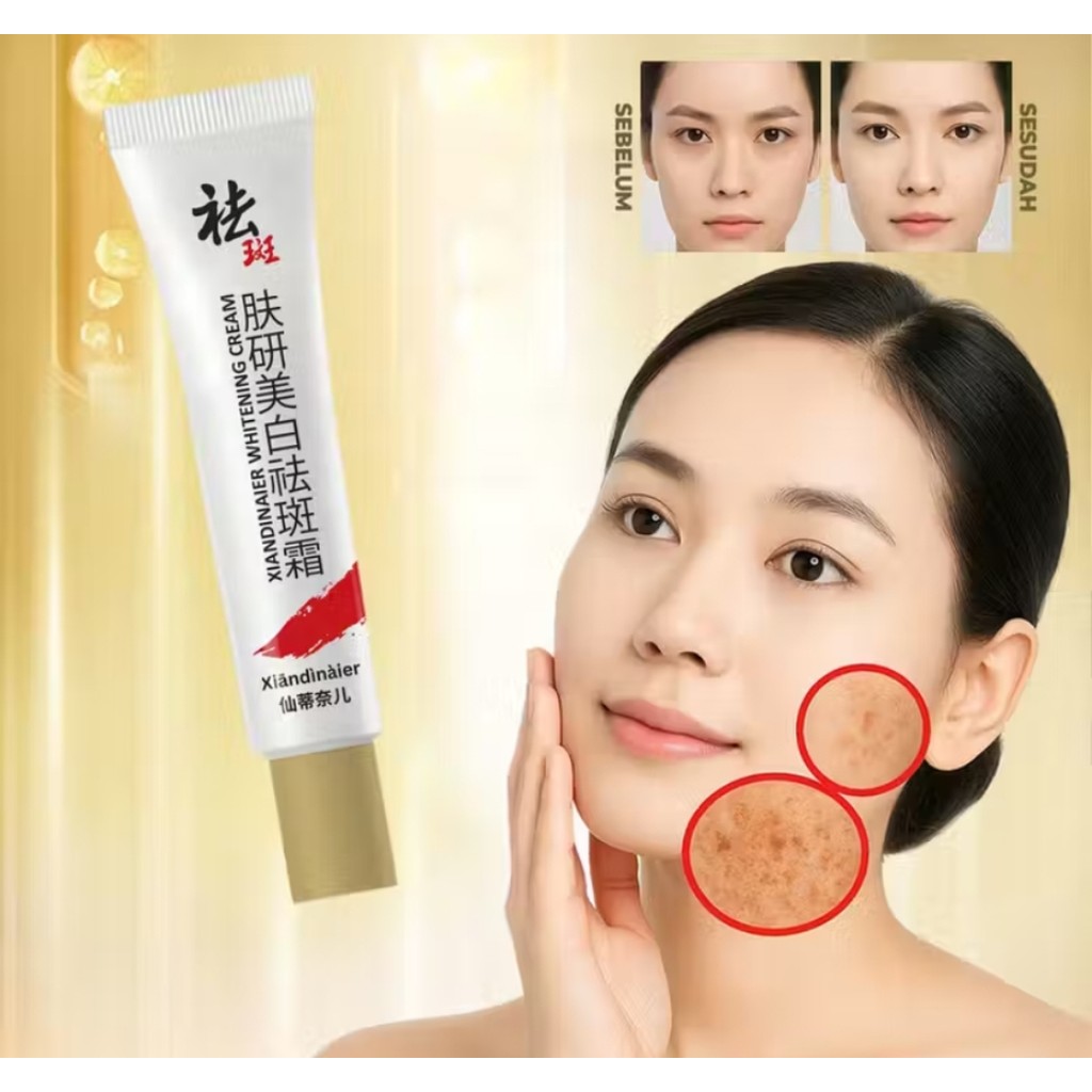 BPOM Xiandianier Dark Spot Cream Krim Khusus Flek Membandel