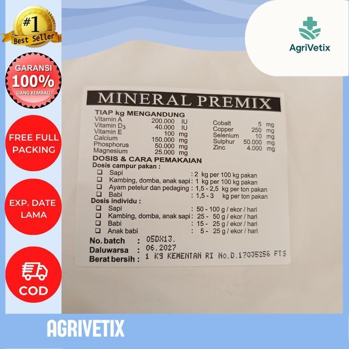 AGRIVETIX - Mineral Premix Untuk Ternak TMC 1 Kg - 1 KG
