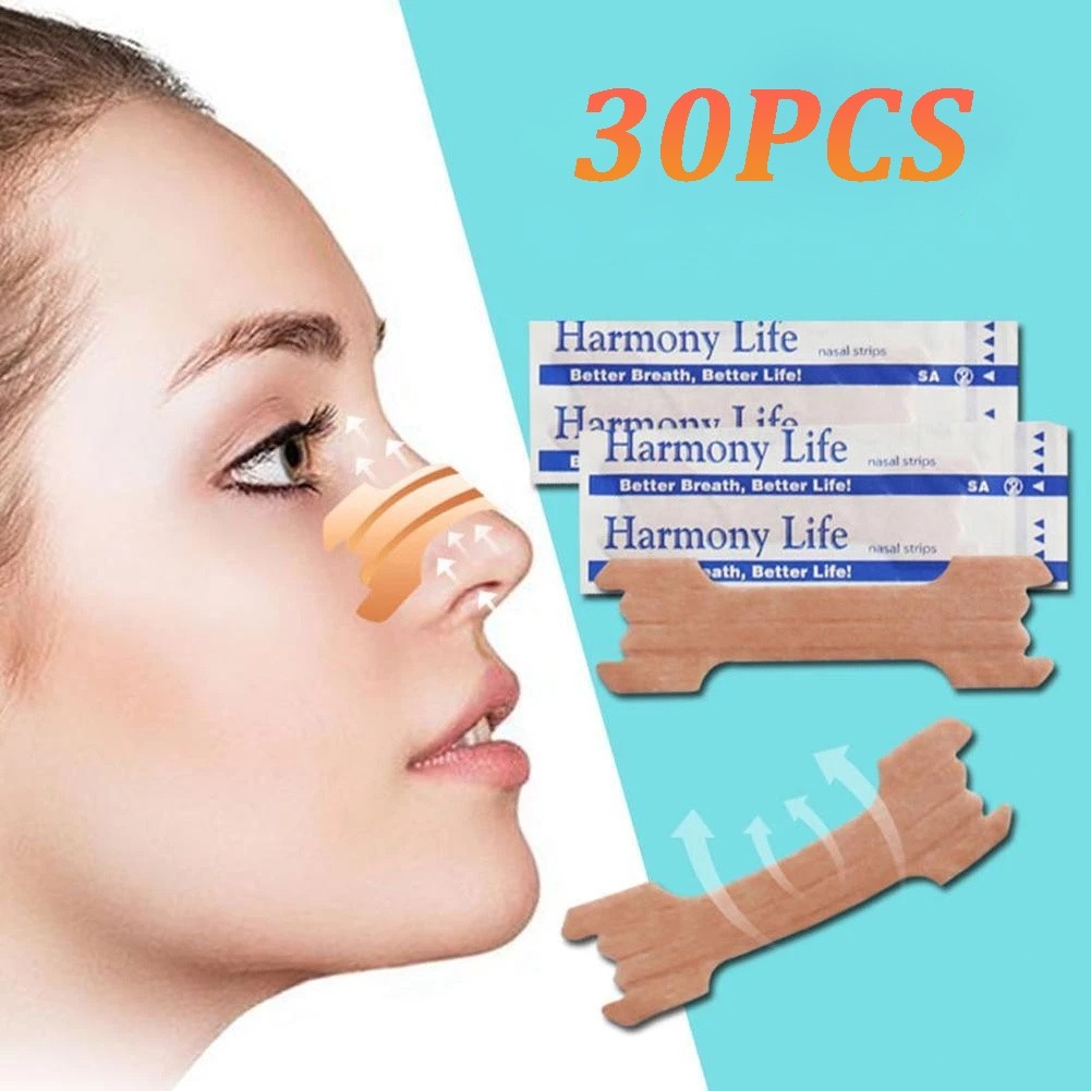 30pcs Plester Hidung Harmony Life Nasal Strips Anti Snore Ngorok Dengkur