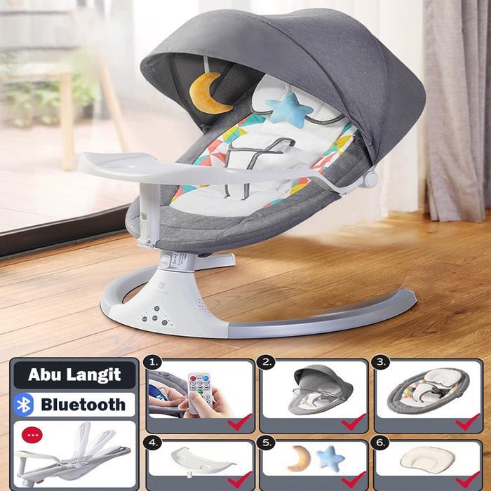 BUBBLEROOM Ayunan bayi/kursi ayunan bayi/Bouncer bayi/Ayunan bayi otomatis murah/Ayunan bayi duduk 0