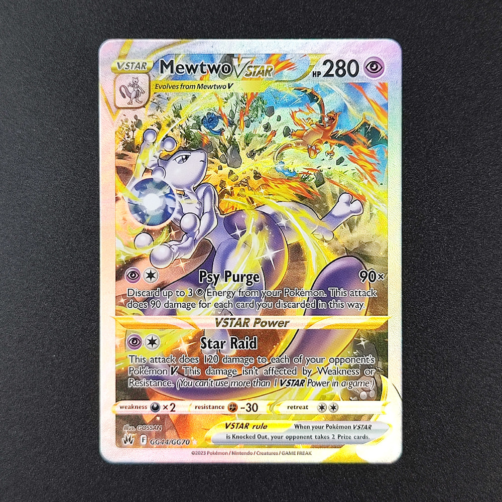 Self Made PTCG BKM English Mewtwo GX Secret Armored Mewtwo Full Art Mewtwo & Mew GX Hobby Collection