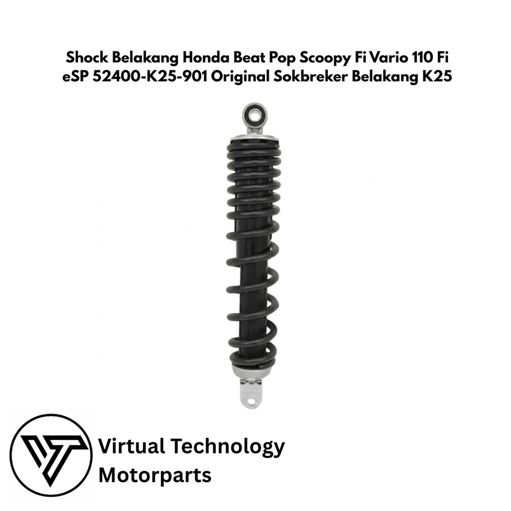 Shock Belakang Honda Beat Pop Scoopy Fi Vario 110 Fi eSP 52400-K25-901 Original Sokbreker Belakang K