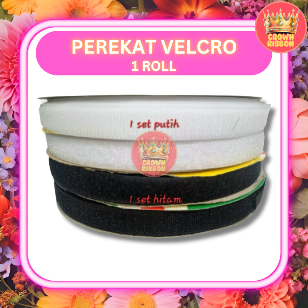 [1 ROLL] Velcro Perekat / Magic Tape 25mm