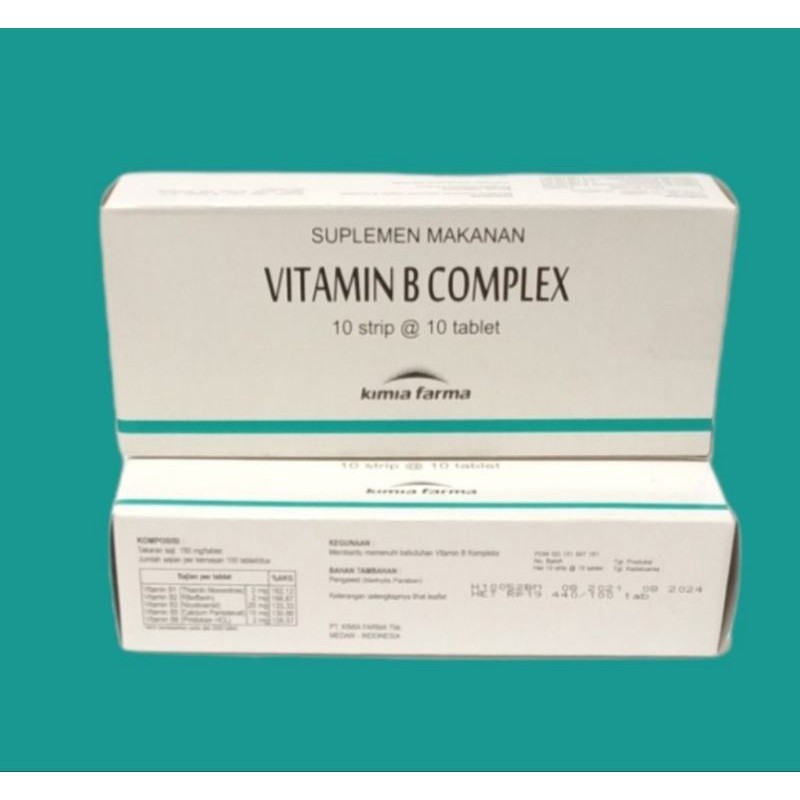 Vitamin B Complex Strip 10 Tablet Kimia Farma
