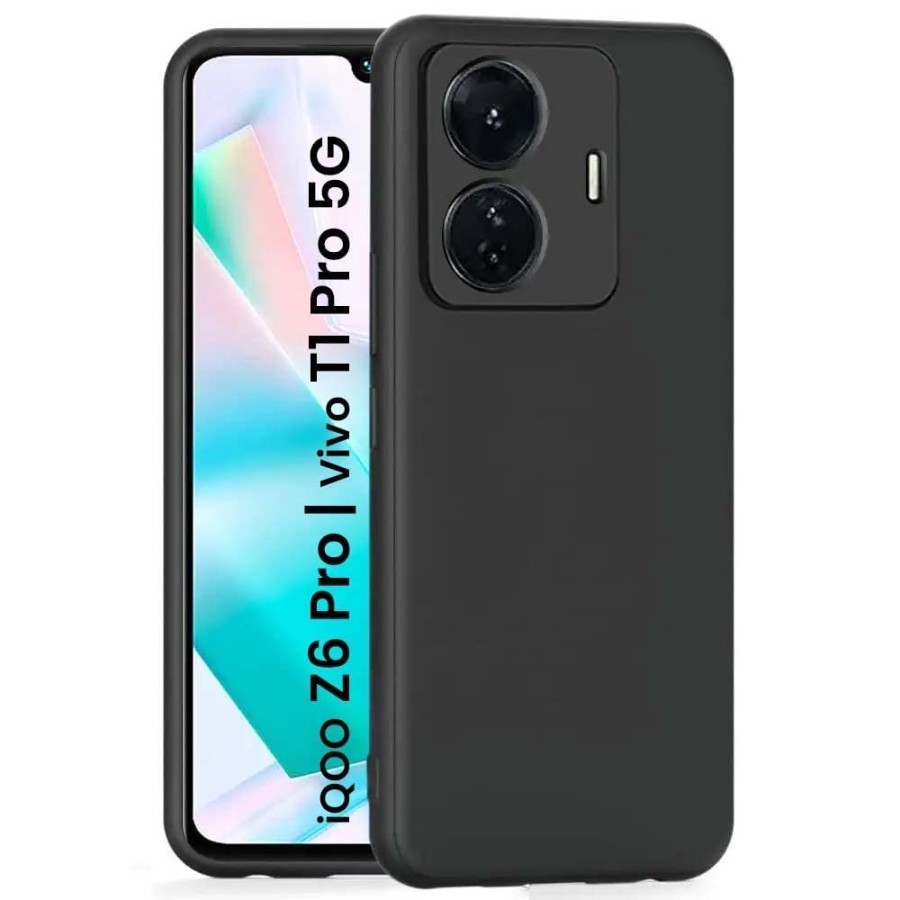 CASE VIVO T1 5G / T1 PRO 5G SOFT CASE SLIM MATTE SOFT BLACK DOFF