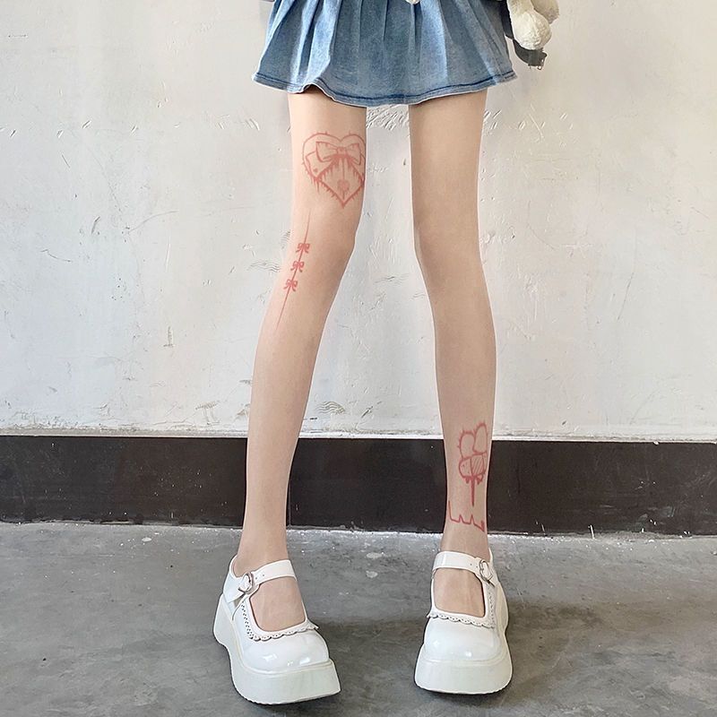 [Yunrouju] Stoking tipis untuk wanita gaya erotis murni pantyhose pelangsing keren seksi telanjang