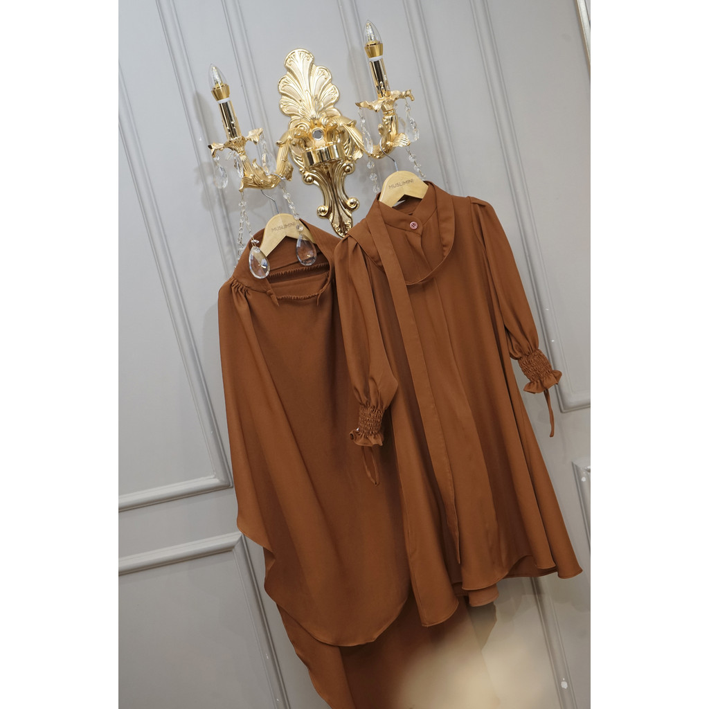 Muslimini Queen Series Gamis Anak - Caramel
