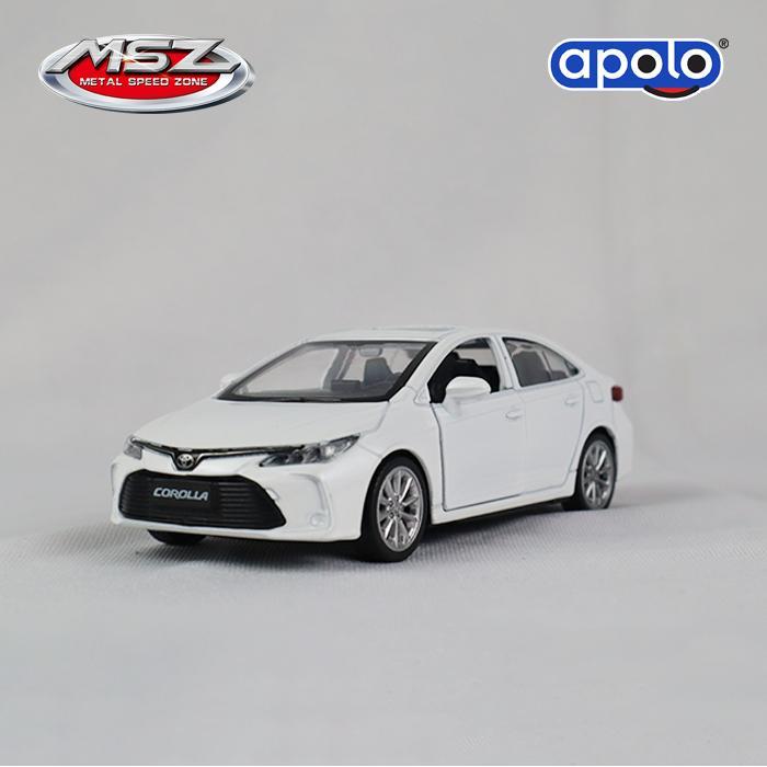 Klik Toys Apolo MSZ 1:43 Toyota Corolla Hybrid - Cokelat