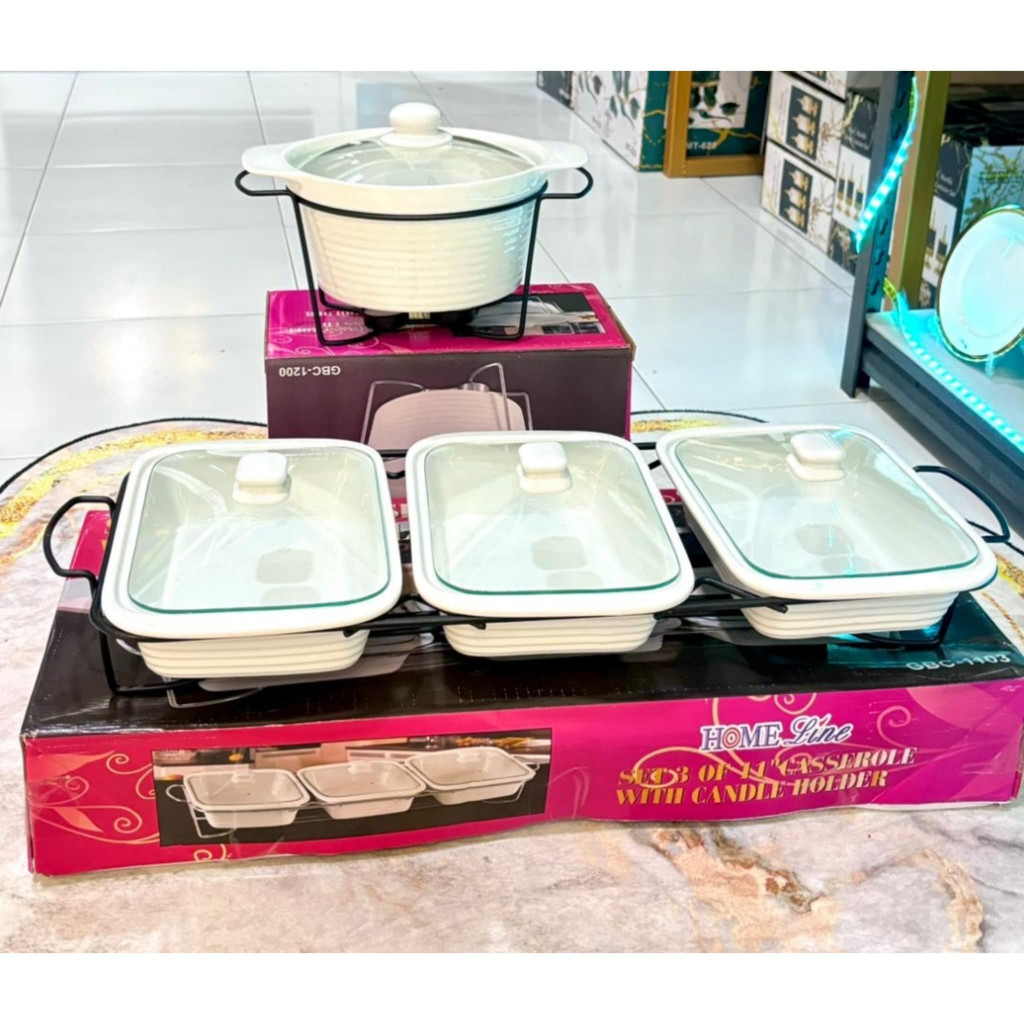 Prasmanan Set Keramik Putih GBC-1103 + GBC-1200 (Free Packing Kayu)