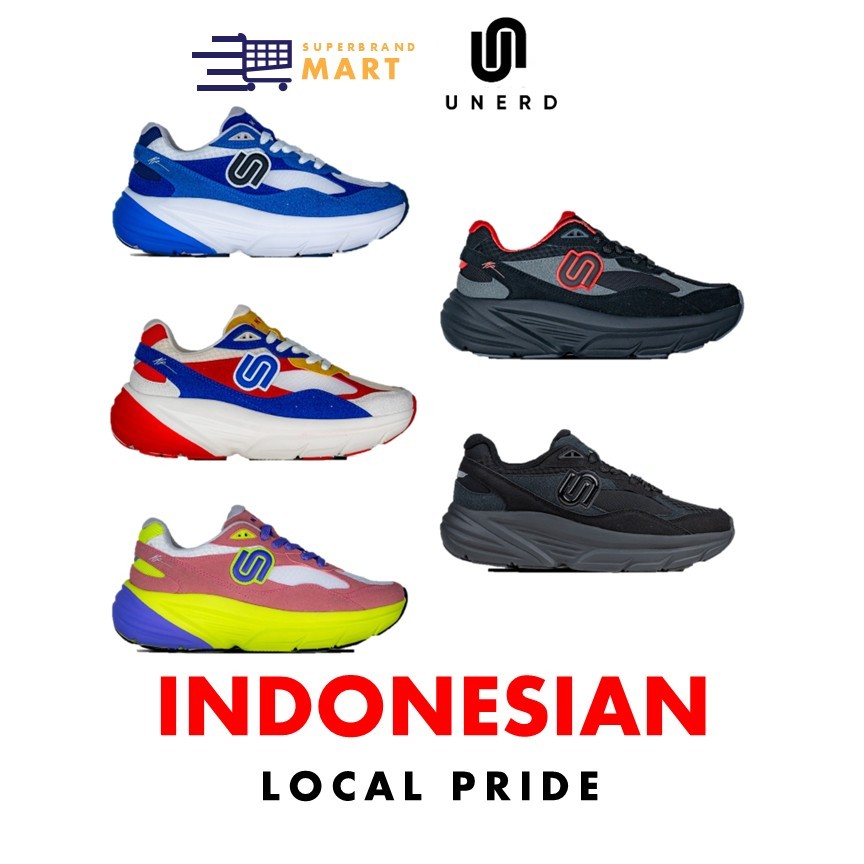 Sepatu Unerd x Medy Renaldy Playful Steps Sneakers Sepatu Unerd Kasual Pria Wanita Dewasa