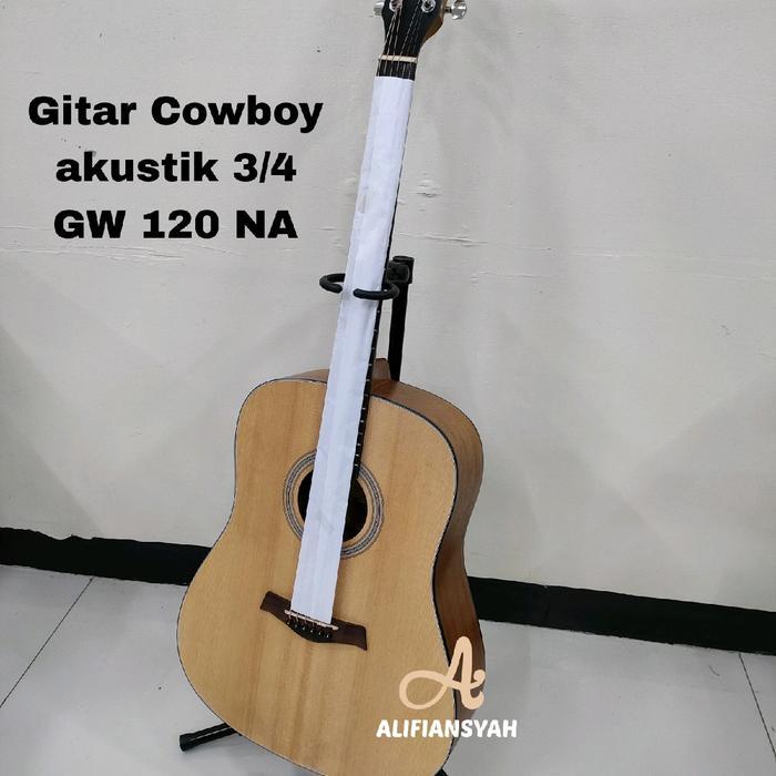 COWBOY Gitar Akustik cowboy GW 120 Original 3/4 Guitar String GW120 ORIGINAL - GW 120 NA (Natural), 