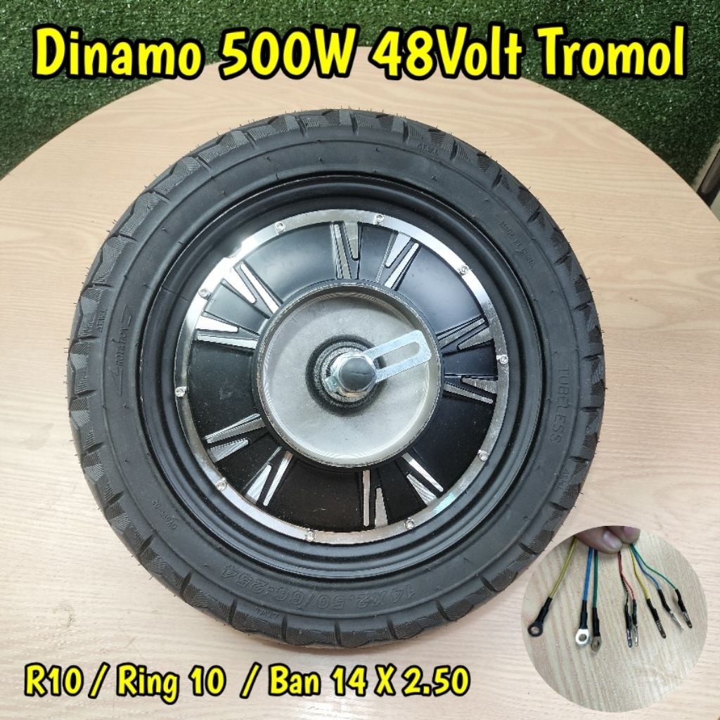 READY Dinamo Sepeda Listrik 500W- 600W 48V & 1000W / R10 GRATIS BAN TUBELESS