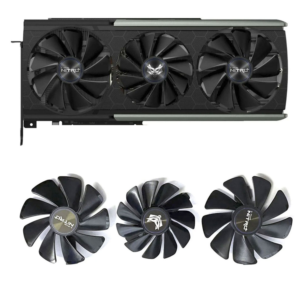 3 FAN 6PIN 95MM 85MM CF1015H12D RX5700XT GPU fan suitable for Sapphire RX5700 XT PRO OC NITRO+ graph