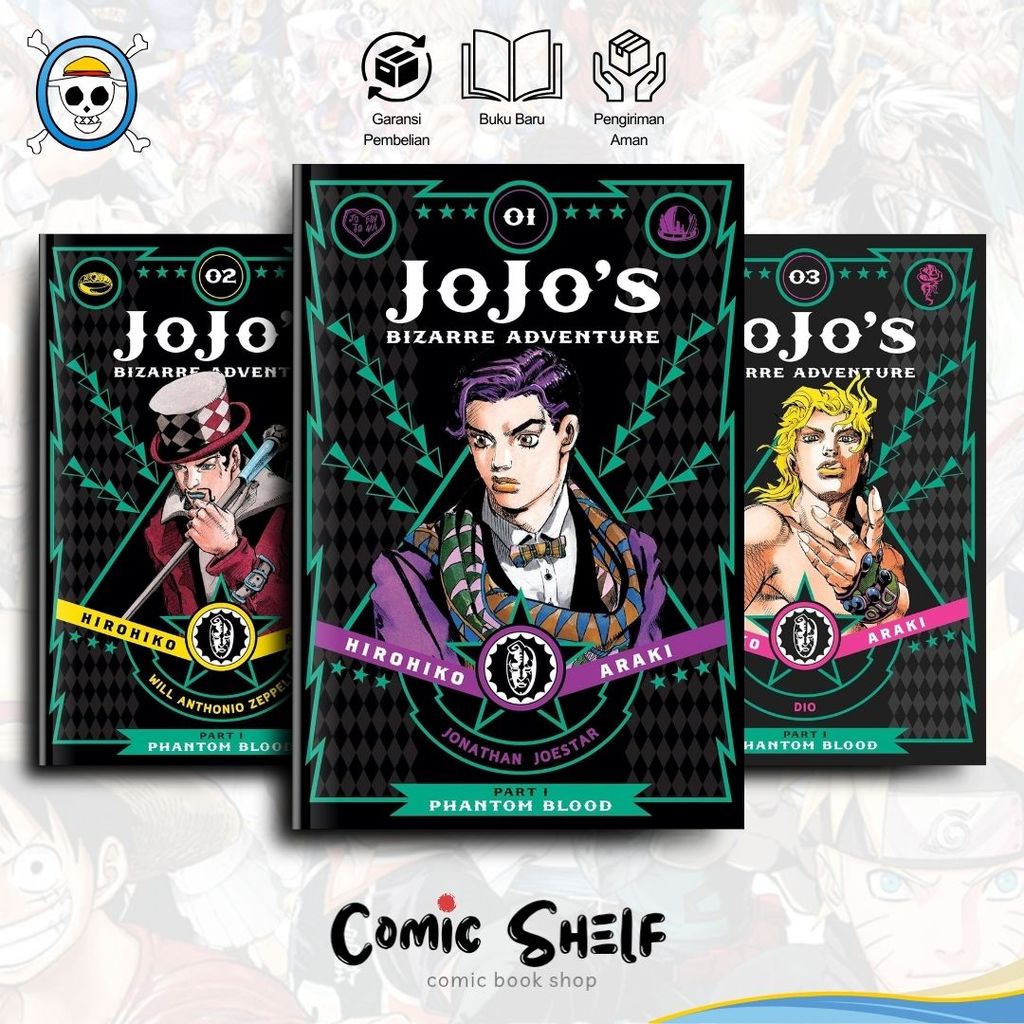 JoJo's Bizarre Adventure (3 book series)