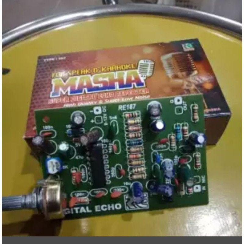 kit digital echo repeater masha type 807 mic mixer karaoke echo kit audio sound system amplifier