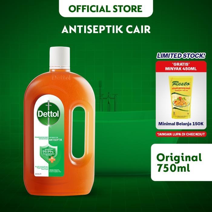 Dettol Cairan Antiseptik 750ml - Cairan Antiseptik