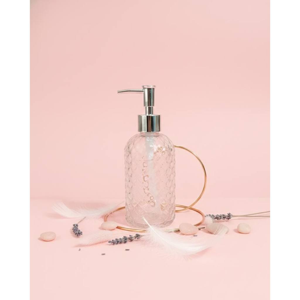 botol kaca pump - botol sabun cair - wadah sabun PS