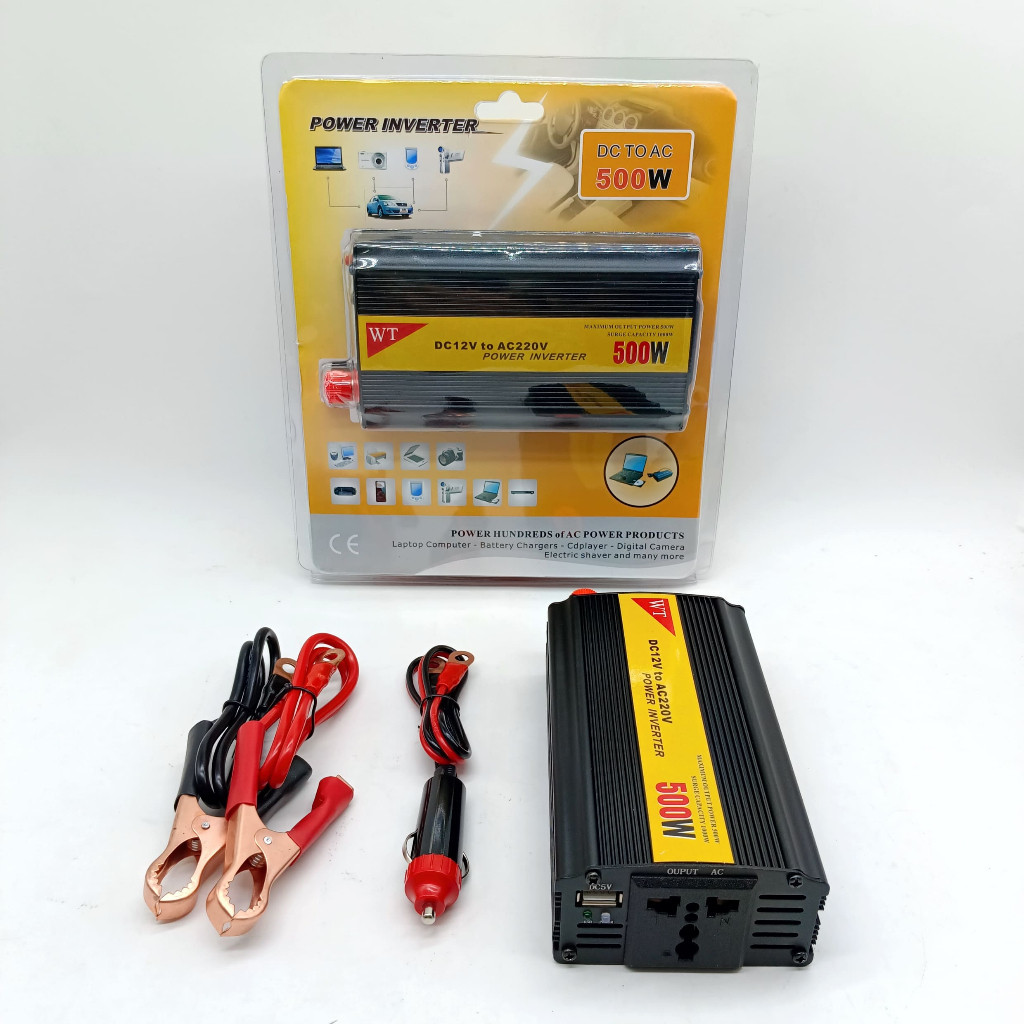 Converter DC TO AC POWER INVERTER 500W Inverter Tegangan DC ke AC 500W