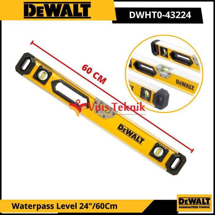 Dewalt DWHT0-43224 Spirit Level Box Beam 60cm