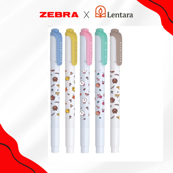 Zebra Mildliner Line2 / Mildliner lucu / Mildliner Limited stok