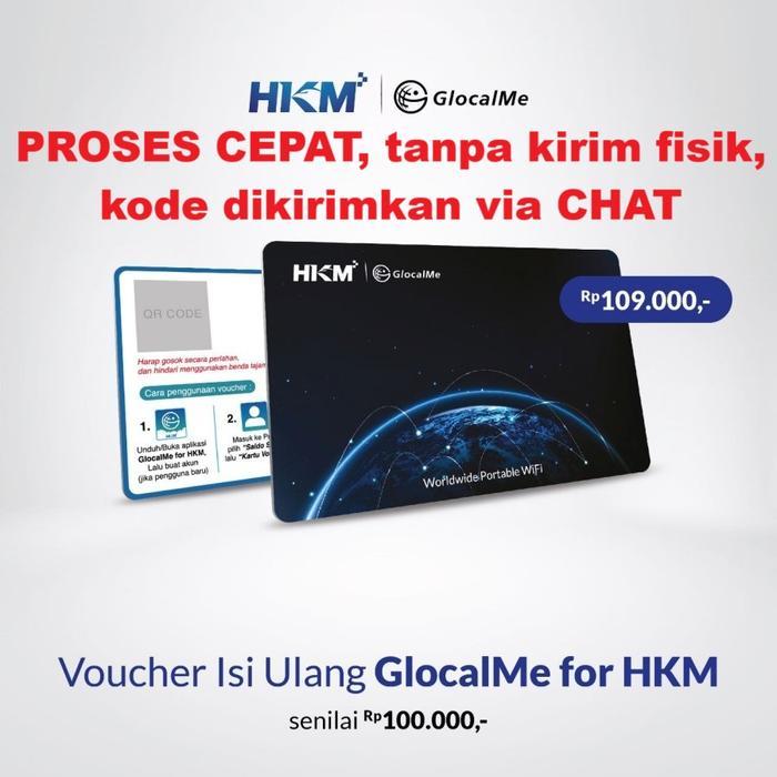Voucher Isi Ulang GlocalMe For HKM G008 G009 - Voucher 100rb