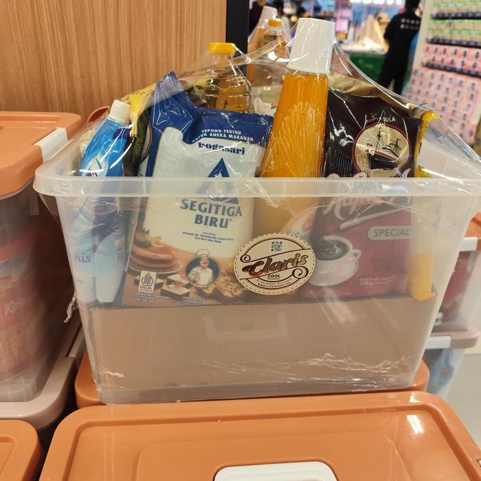 Parcel sembako Ramadhan free box container