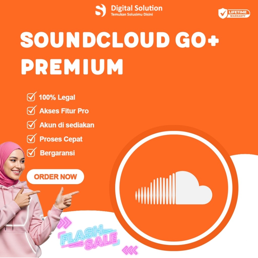 SoundCloud Go+ Premium 1 Bulan Resmi Proses Cepat Full Garansi