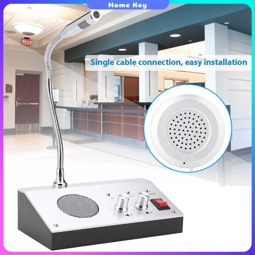 RETEVIS Window Speaker Intercom Dual Way Mic Loket Counter Teller - RT9908
