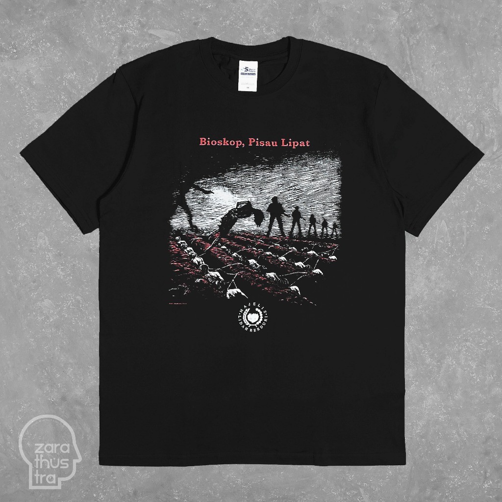 (COD) Majelis Lidah Berduri - Bioskop Pisau Lipat | Tshirt (Black)