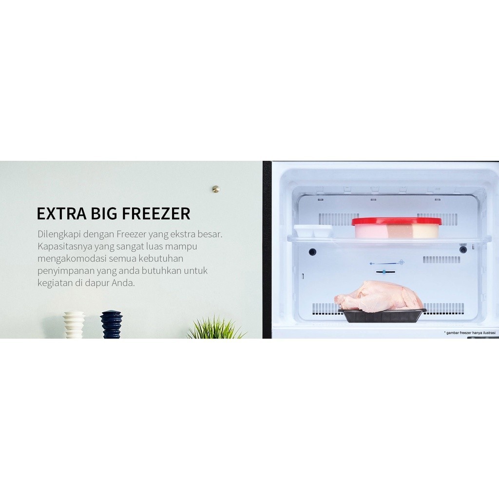 SHARP KULKAS 2 PINTU SJ 316 MG GB/GR/SJ316MG GB/GR/SJ-316-MG GB/GR/SJ 316 MG GB/GR/BERGARANSI RESMI