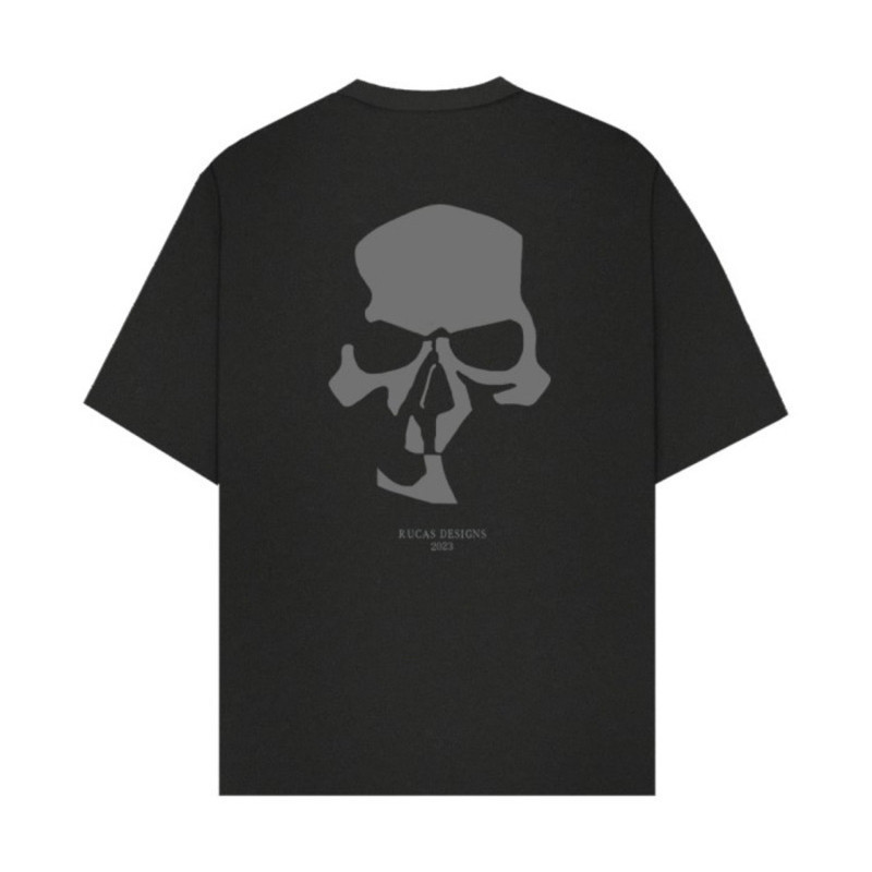 RUCAS T-SHIRT LIMITED EDITION "SKELETON" - HAND STITCH PREMIUM 100% ORIGINAL, KOLEKSI EKSKLUSIF TERC