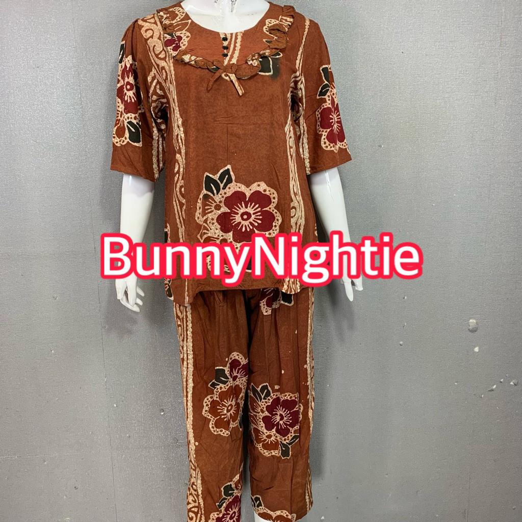 BUPESHOP Batik Alvin - Stelan CP ABG Lengan 3/4 Batik Alvin | Stelan Batik Alvin ABG