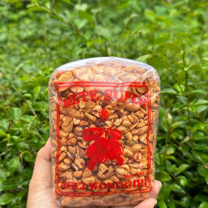 PROMO  500 GRAM REMUKAN/PECAHAN KACANG METE PEDAS MANIS snack  murah