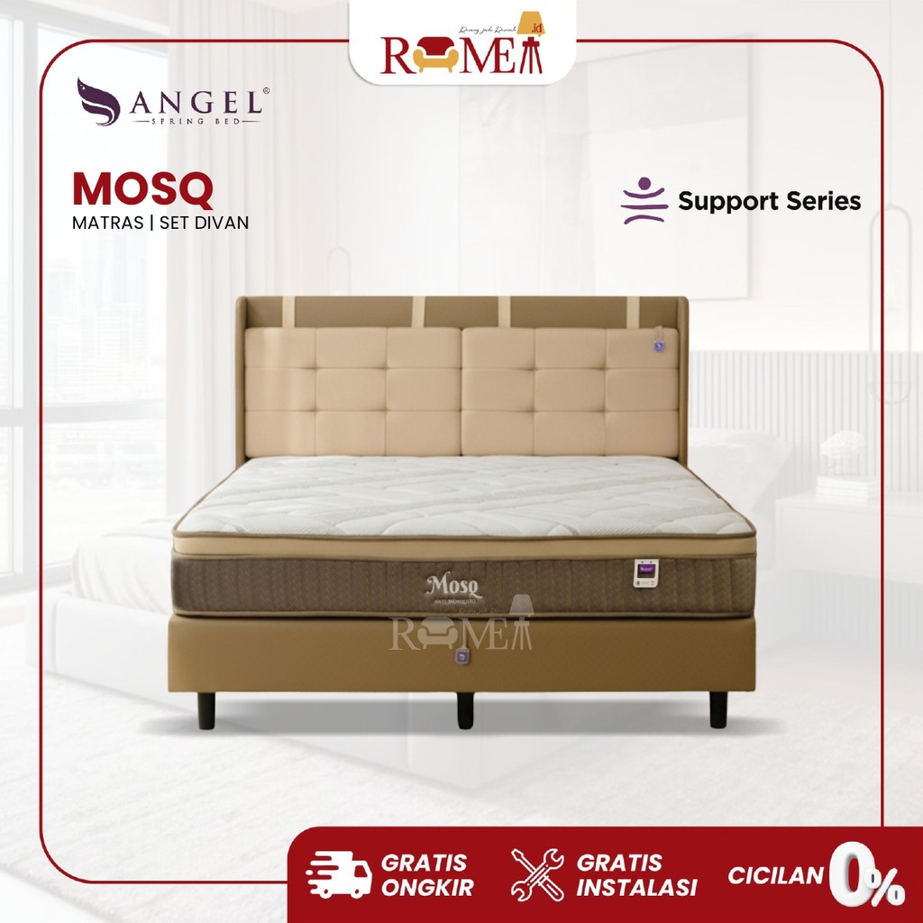 Rumea - Kasur Springbed Angel Mosq Full Set Kasur Matras Only Set Divan Ranjang Tempat Tidur Pontian