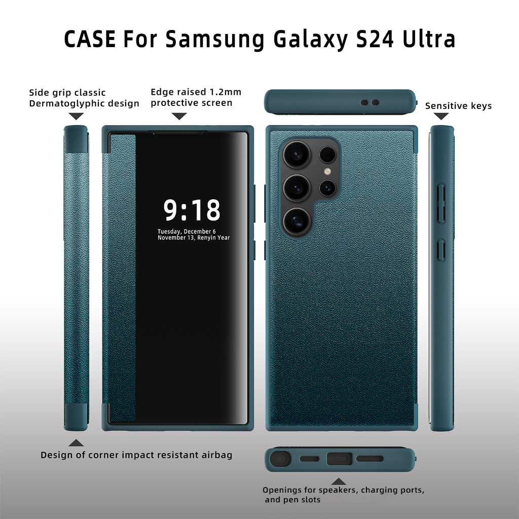 Kasus kulit untuk SAMSUNG GALAXY S25 ULTRA S24+ S23U S24U S25U S24ULTRA S24 ULTRA S23ULTRA S22ULTRA 