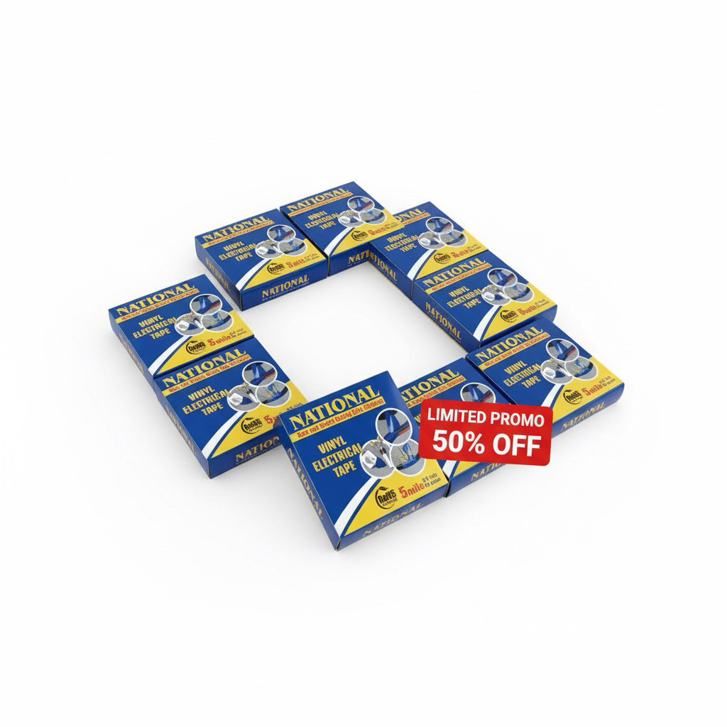 PROMO HEMAT Paket 10 Pack Isolasi National - Harga Grosir & Original / Isolasi National Paket 10 Pac