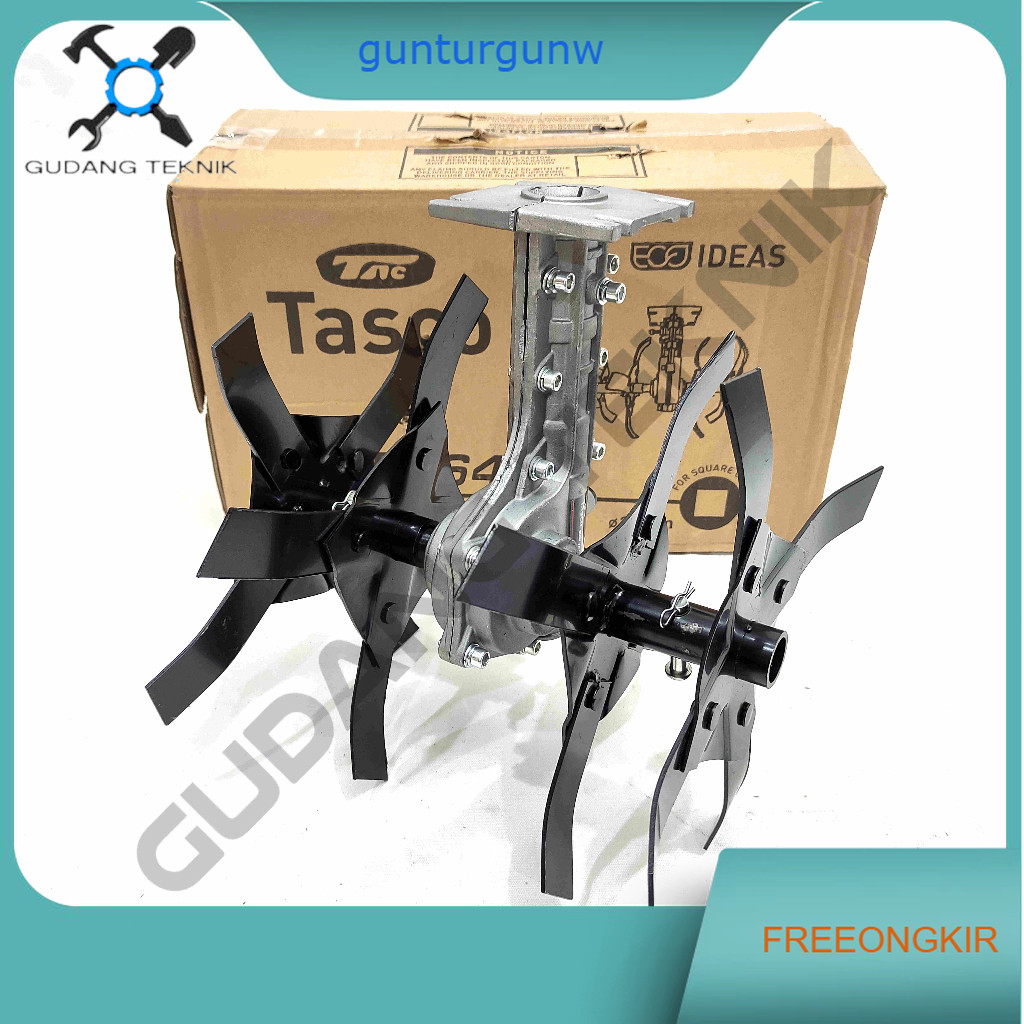Mini Tiller Cultivator TMT264C TMT267C TASCO / Head Weeder Weeding Kepala Mata Bajak AS Segi 4 7  Ad