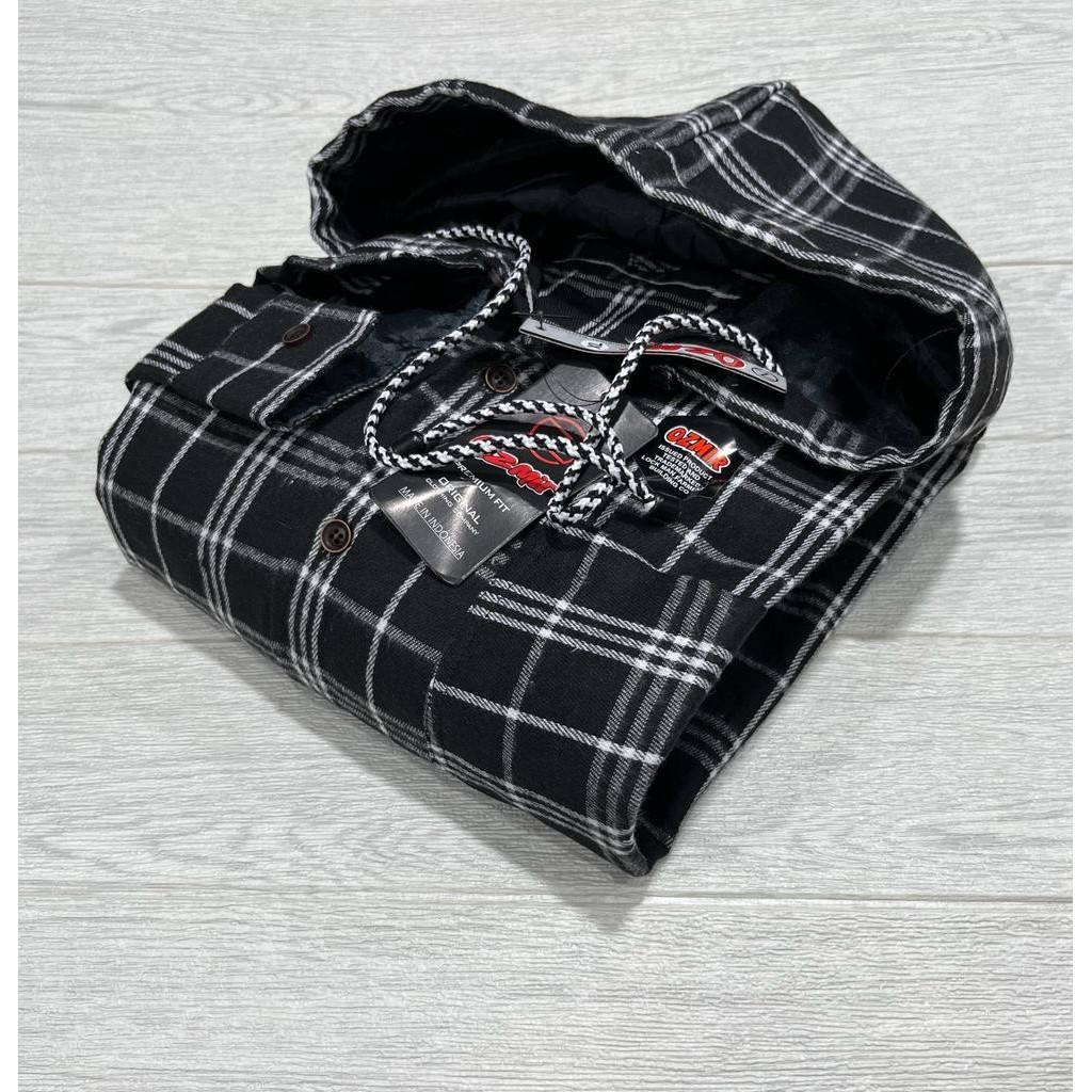 Kemeja flanel hudie/kemeja pria wanita  murah