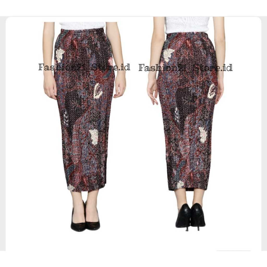 ROK PLISKET BATIK DEWASA/BAWAHAN KEBAYA/PAKAIAN WISUDA/PAKAIAN KONDANGAN/PAKAIAN LAMARAN MURAH | AK5