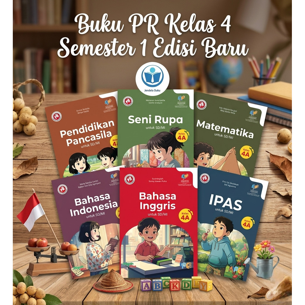 Buku Pr SD Kelas 4 Semester 1&2 Intan pariwara