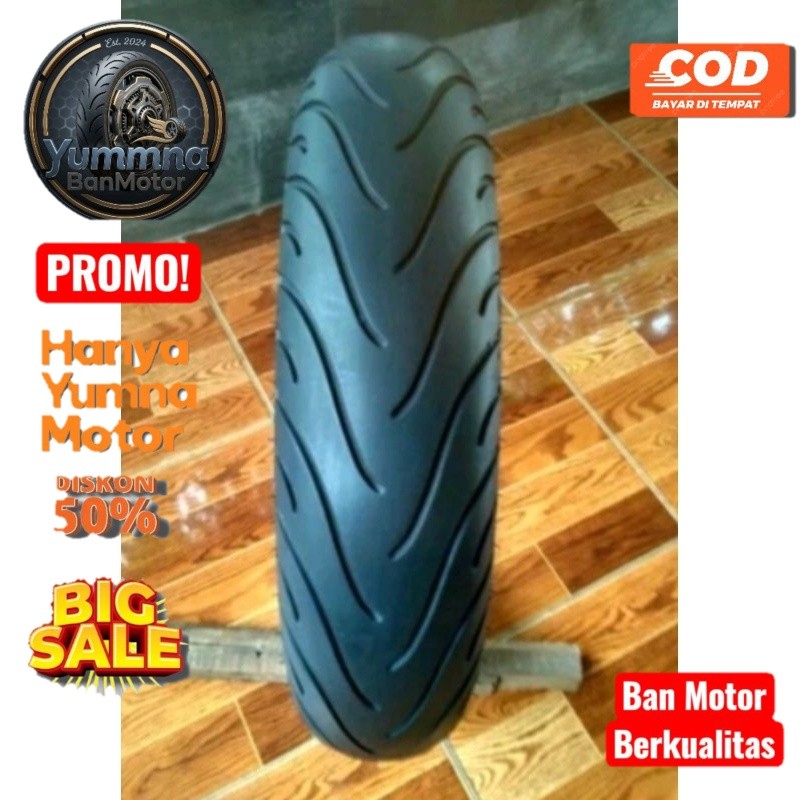 Ban tubles Uk 100/80-110/70-120/70-Ring 17 Merek Michelin& Zeneos& FDR &IRC